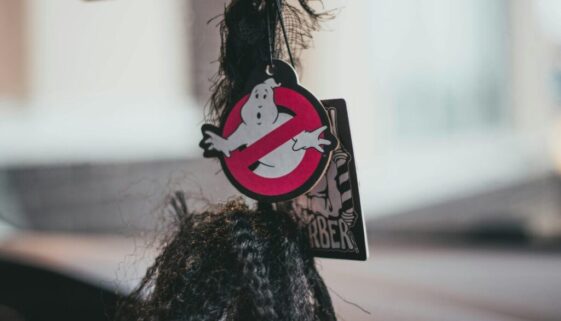 Car Air Freshener in the Ghostbuster symbol
